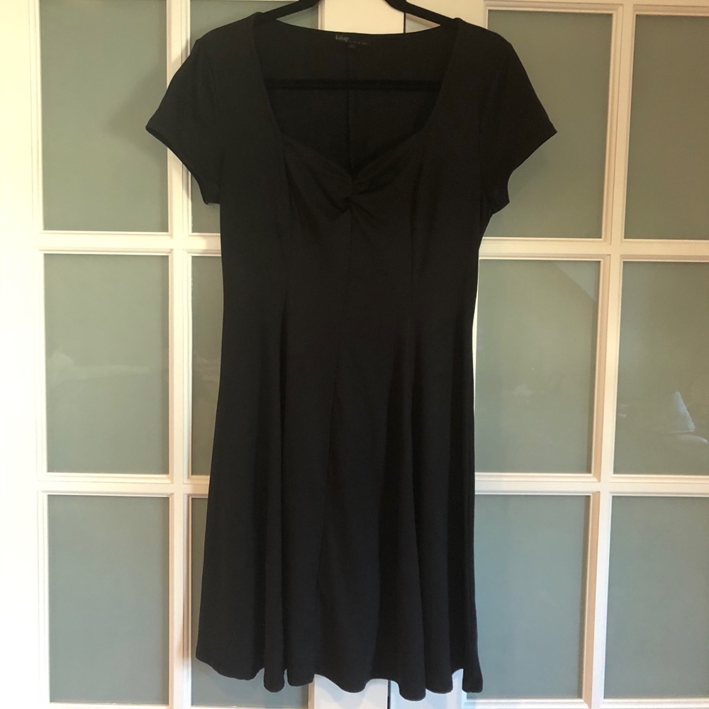 Black skater dress